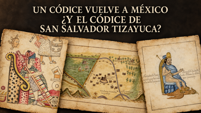 Un códice vuelve a México; el de Tizayuca nos pregunta qué hacemos con nuestra memoria
